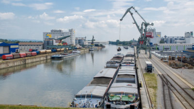 Umschlag Osthafen bayernhafen Regensburg