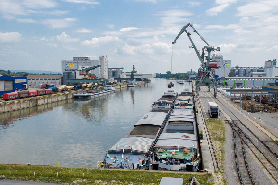 Umschlag Osthafen bayernhafen Regensburg