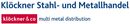 Logo Kloeckner Stahl- und Metallhandel