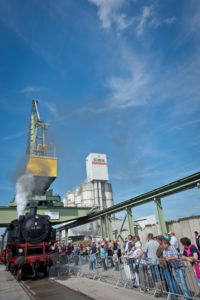 bayernhafen Bamberg Hafenfest 2012 Historische Eisenbahn Dampflokomotive