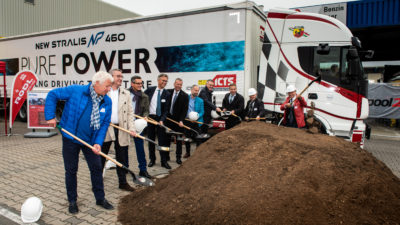 Spatenstich LNG-Tankstelle bayernhafen Nürnberg