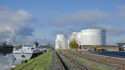 Tanklager BayWa Binnenschiff Tanker bayernhafen Aschaffenburg