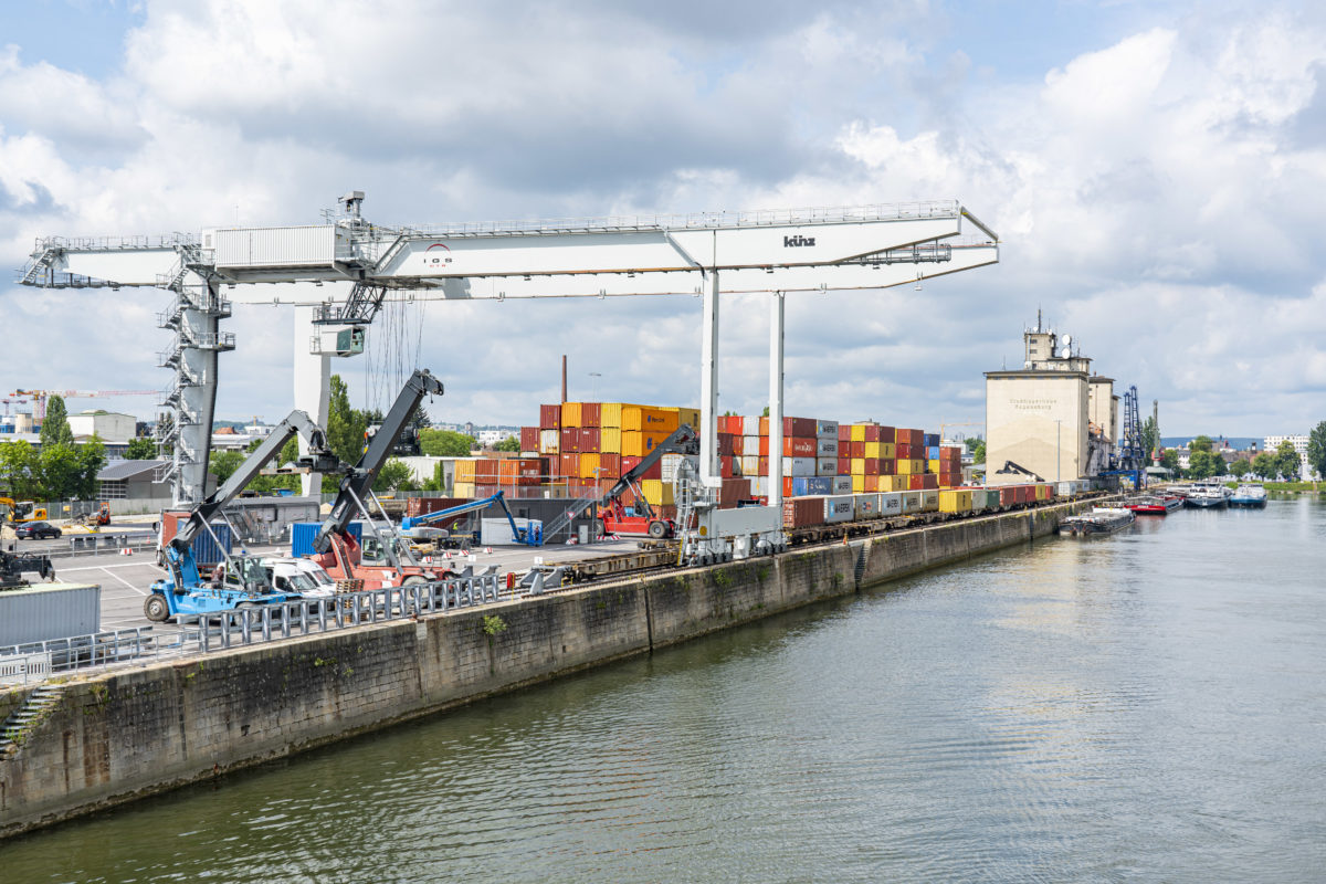 Containerterminal bayernhafen Regensburg CTR
