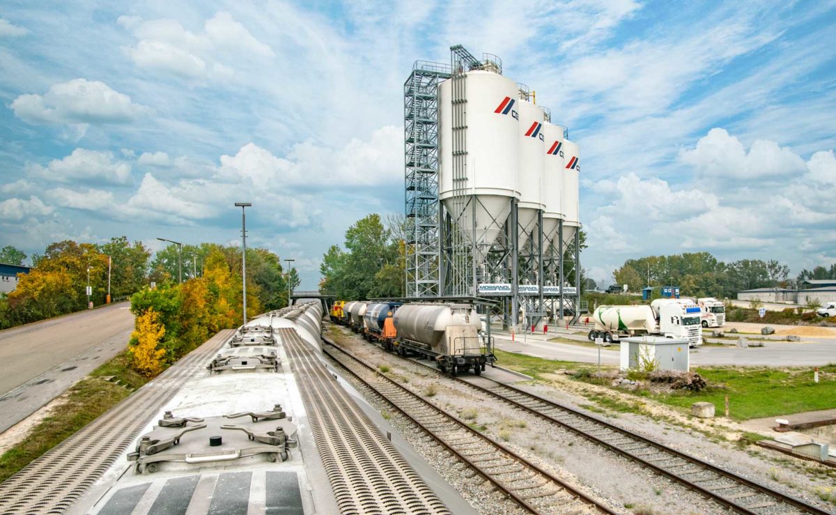 Cemex Silo Osthafen bayernhafen Regensburg