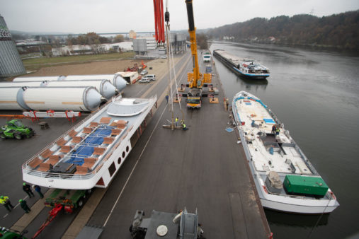 Schwergut bayernhafen Passau