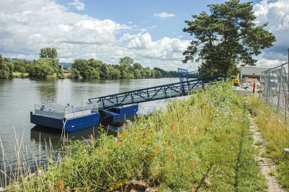 Anlegestelle bayernhafen Aschaffenburg