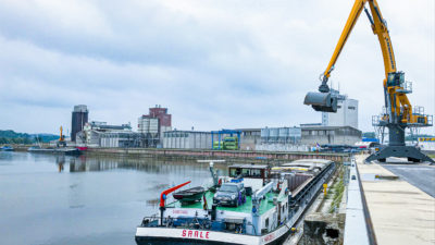 Massengutumschlag Kai 4 bayernhafen Bamberg