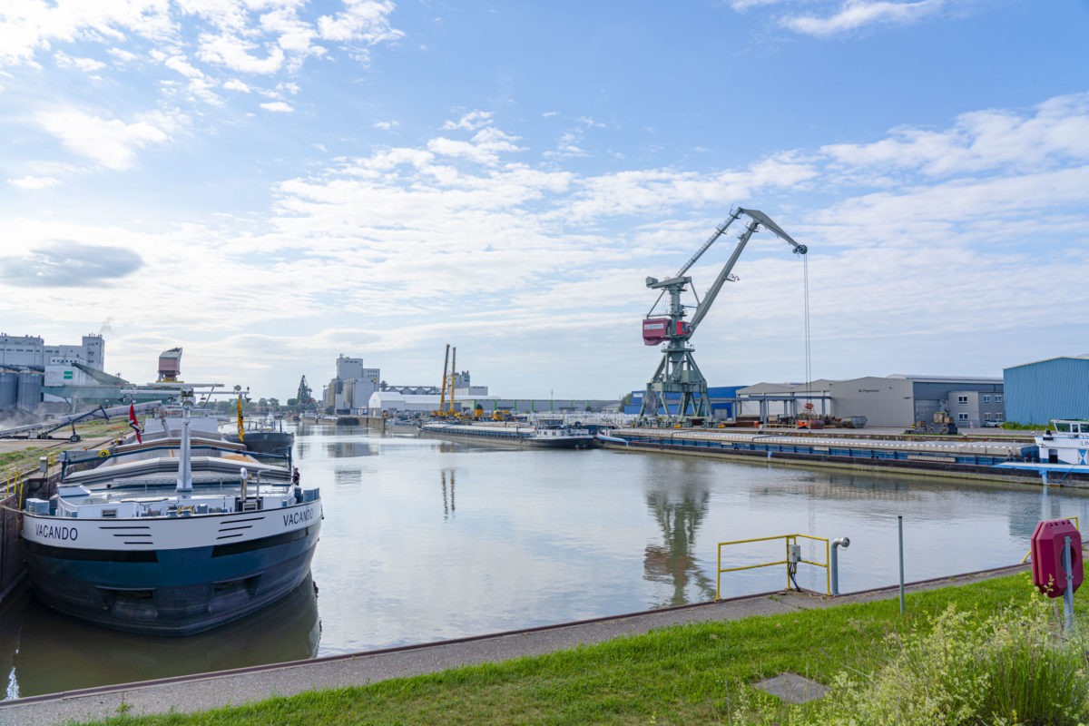 Osthafen im bayernhafen Regensburg