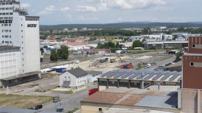 Bosch baustelle Herbst bayernhafen Bamberg