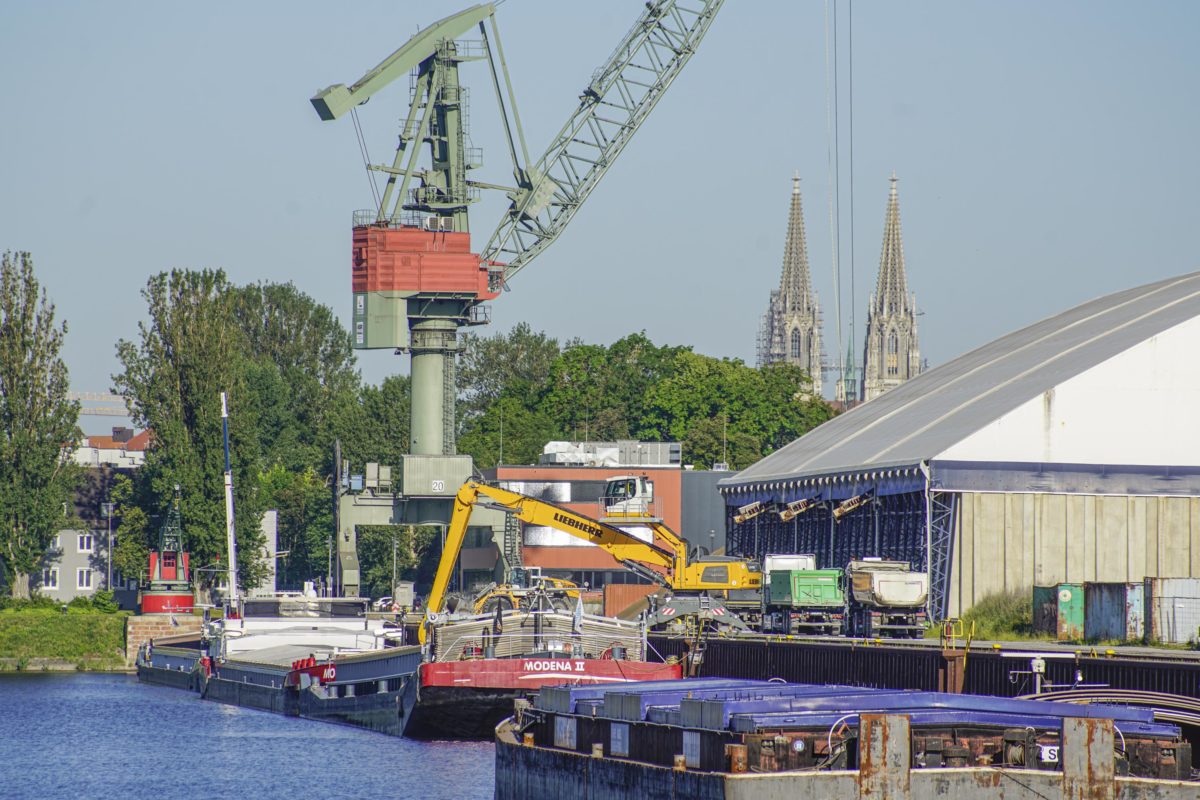 Umschlag Westhafen Regensburg