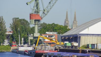 Umschlag Westhafen Regensburg