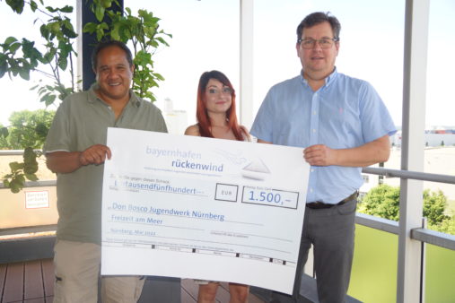 Gewinner Spendenwettbewerb bayernhafen Rückenwind