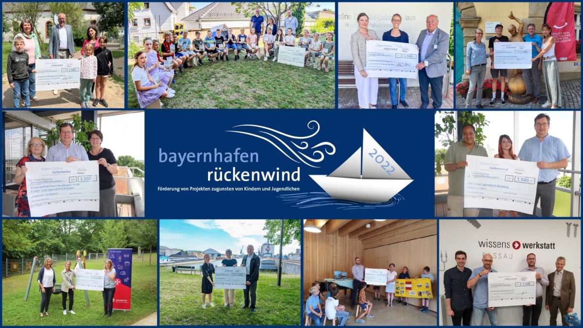 Gewinner Spendenwettbewerb bayernhafen Rückenwind