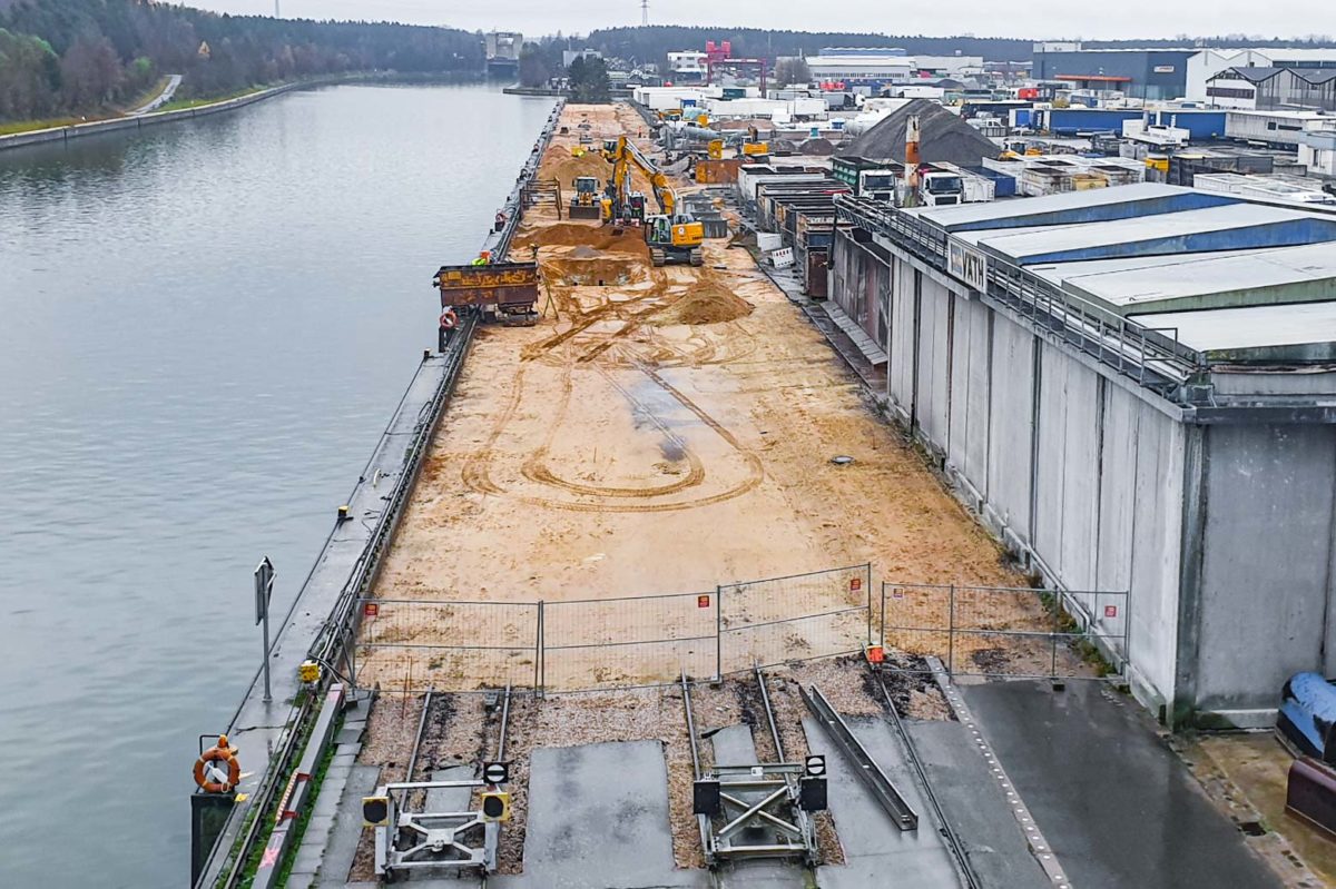 Kai 1 bayernhafen Nürnberg Sanierung